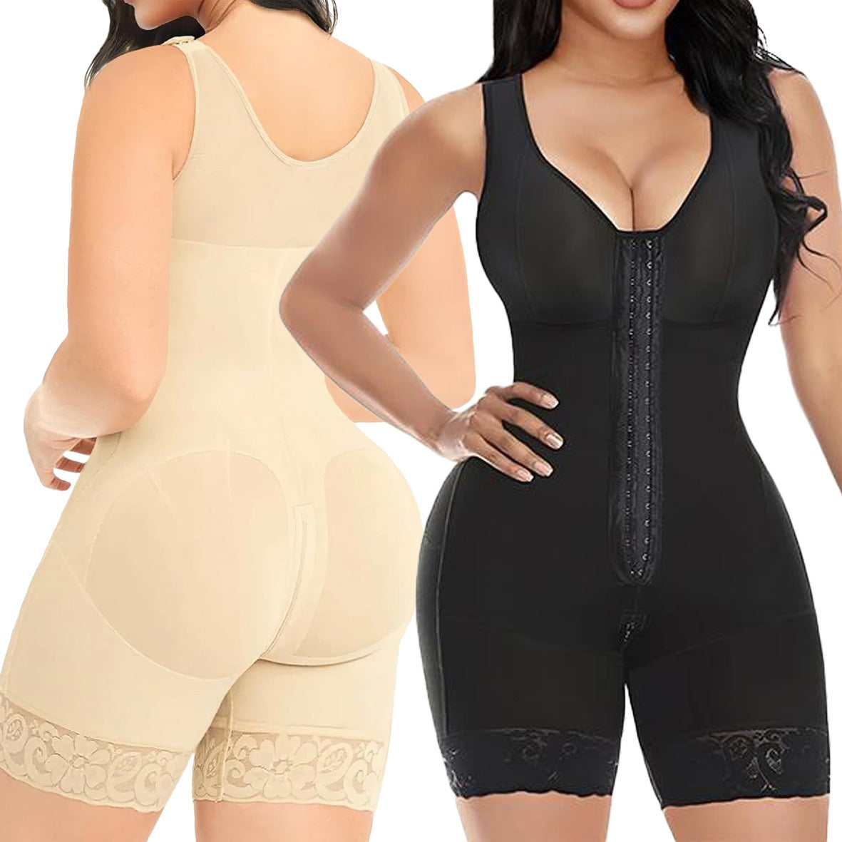 Corset One-piece Enhanced Zipper Large Size