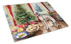 Weimaraner Christmas Cookies Glass Cutting Board