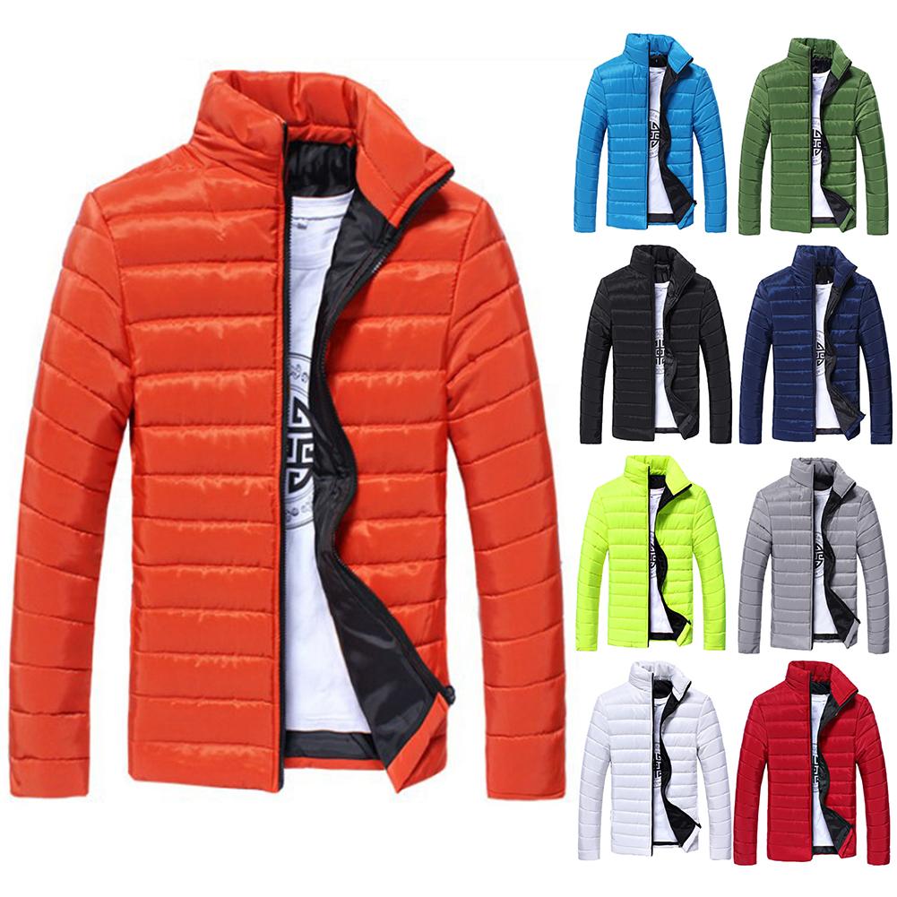 Men's High-Quality Winter Solid Color Parka Jacket