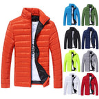 Men's High-Quality Winter Solid Color Parka Jacket