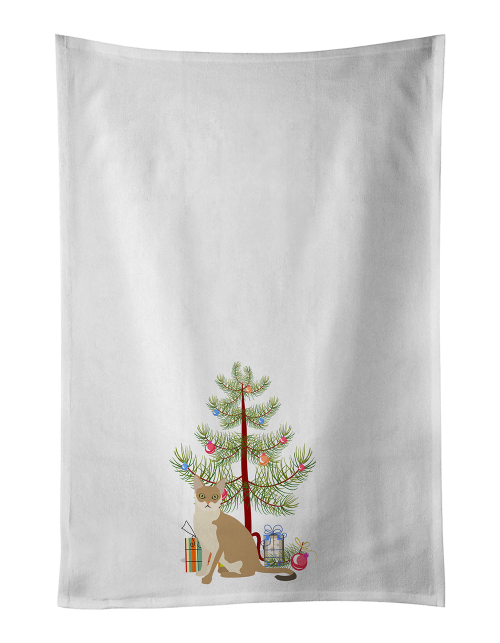 Singapura Cat Christmas Kitchen Towel Set of 2