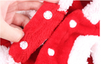 Winter Fleece Reindeer Outfit for Dogs (Bichon)