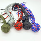 Outdoor EDC Self Defense Keychain with Monkey Fist Rope | Accessory