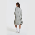 Short Sleeve Printed Cotton Nightgown for Women