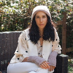 Blush Essential Knit Alpaca Beanie | Embroidered Cap