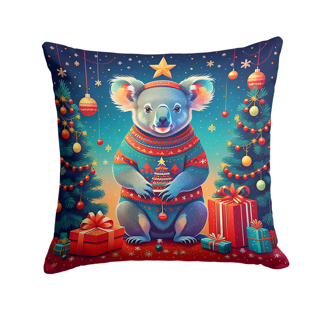 Koala Christmas Throw Pillow