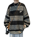 Men's Retro Minimalist Striped Sweater