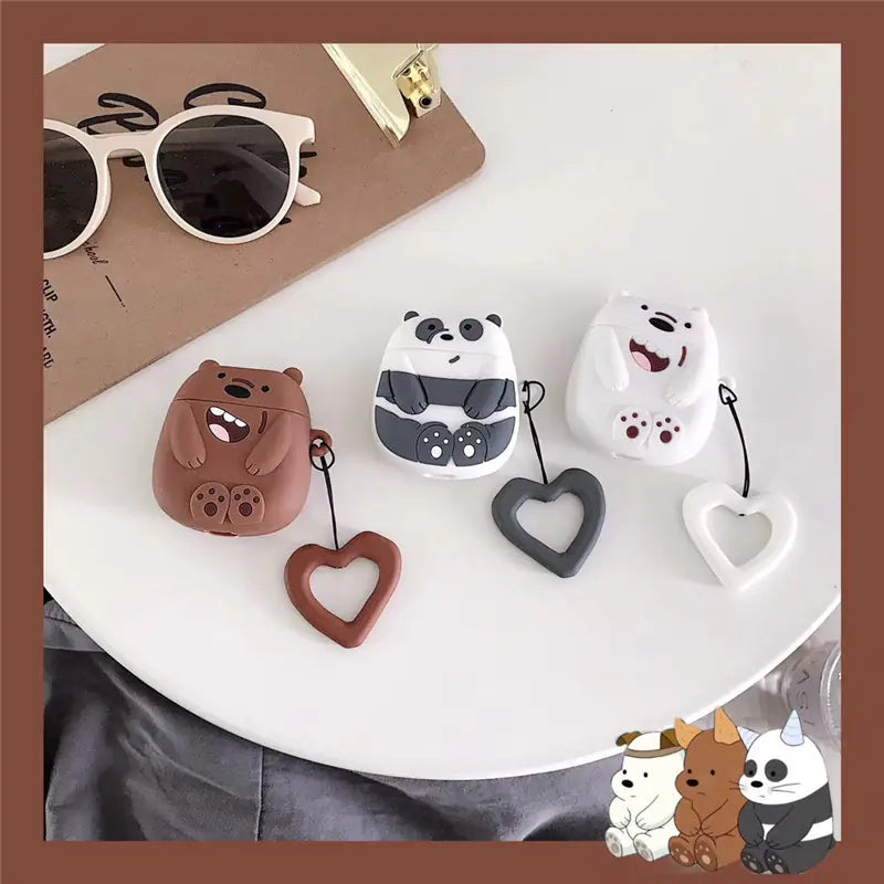 Silicone AirPods Case with Panda Design for AirPods 2 | Accessory