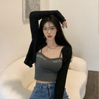 Pink Camouflage Crop Top for Girls - Summer Comfort