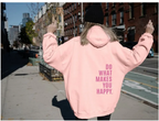 Happy Print Sport Hoodie | Streetwear