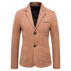 Two-Button Western Men's Coat - European and American Style