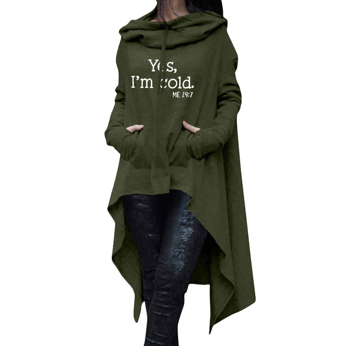 Plus Size Mid-Length Halloween Printed Hoodie Top | Streetwear