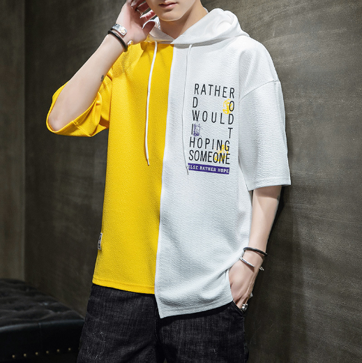 Men's Round Neck Hooded Sweater