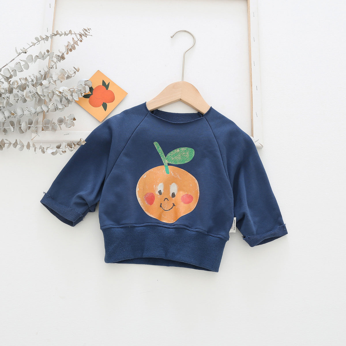 Cartoon Printed Round Neck Sweater for Kids