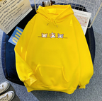 Printed Fleece Hooded Pullover Sweatshirt | Streetwear