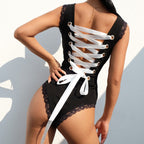Cross-Border Supply of Sexy Women's Bodysuit Lingerie