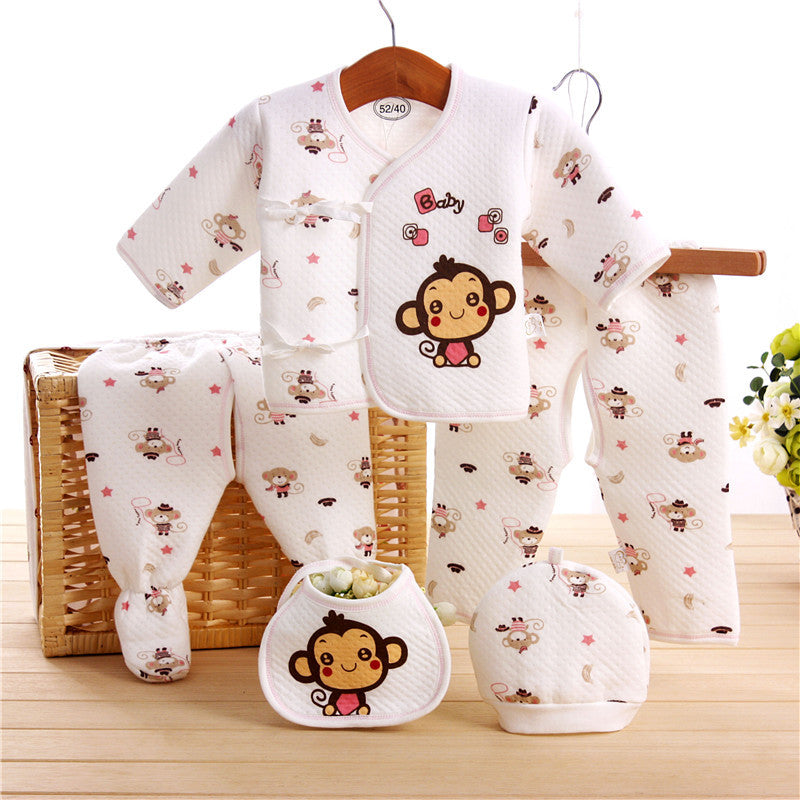 Thick Cotton Baby Thermal Underwear Set (0-4 Months)