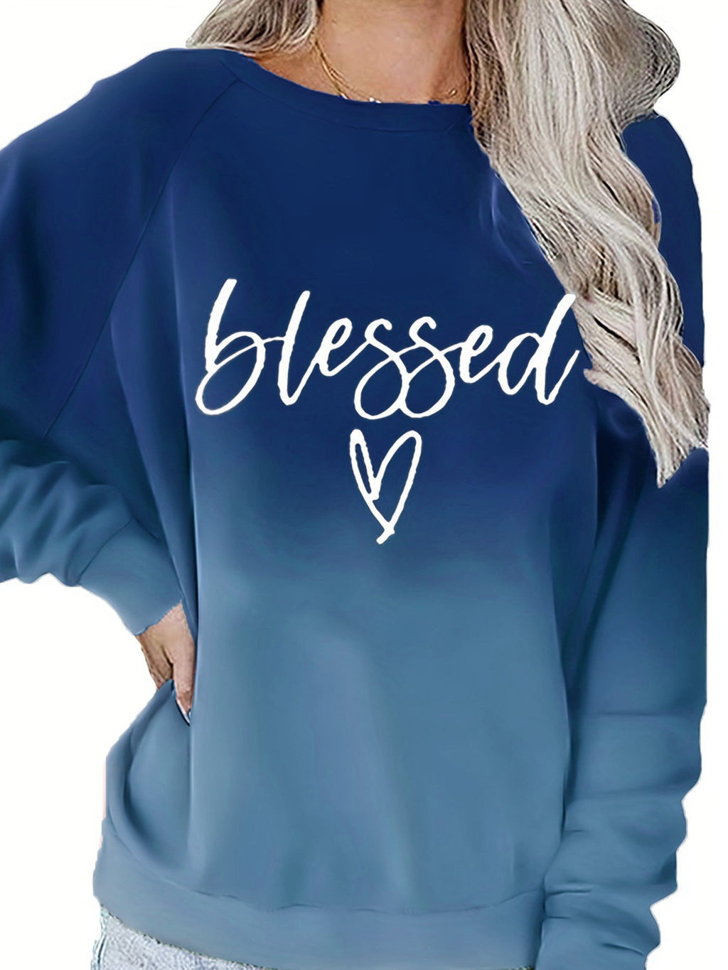 Women's Fashion Sweatshirt with Letter Print Design | Streetwear
