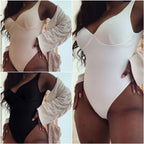 2019 Women's One-Piece Swimsuit with Steel Support