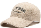 Lamb Wool Hat Autumn Winter Cap | Embroidered Cap