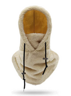 Cold Protection Thickening Scarf Hat | Embroidered Cap
