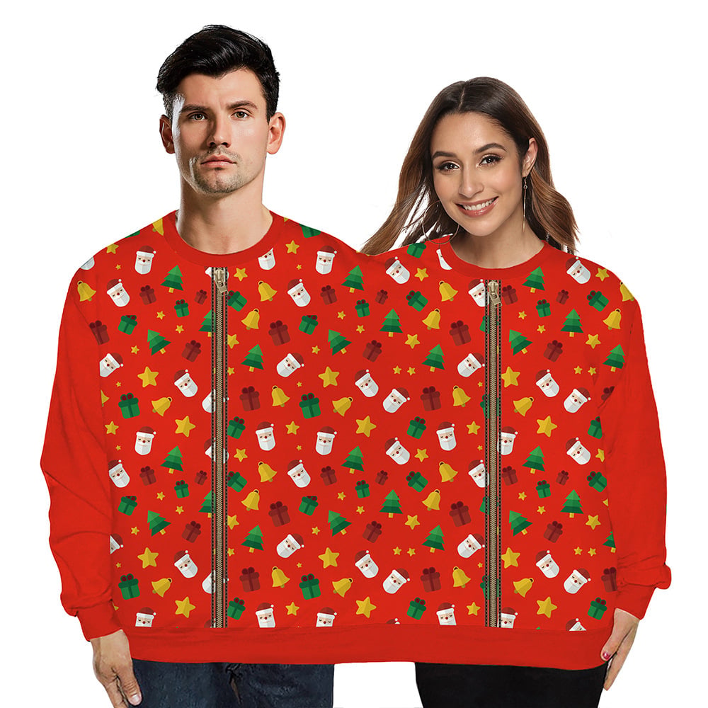 Christmas Long Sleeve Sweater for One Piece Fans