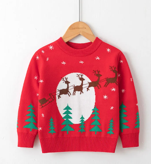 Kids Christmas Knitted Sweater