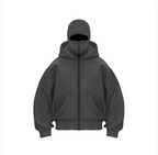 Fleece-Lined Double Hooded Sweater