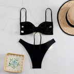 New Amazon Cross-Border Sexy 3D Floral Bikini Set
