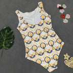 Retro Floral One-Piece Swimsuit for Women