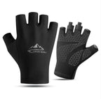 Ice Silk Sunscreen Palm Microfiber Non-slip Wear-resistant High Elastic Men's Gloves