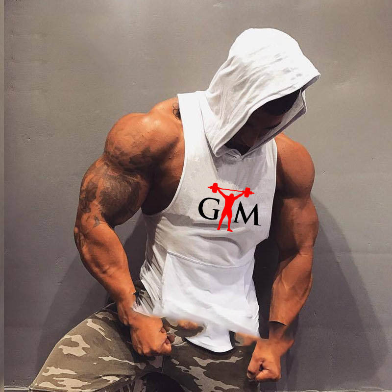 Men's Sports Tank Top with Trendy Print for Fitness