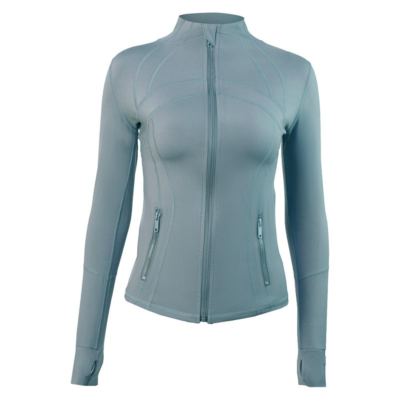 Reversible Brushed Jacket for Ladies Yoga Wear