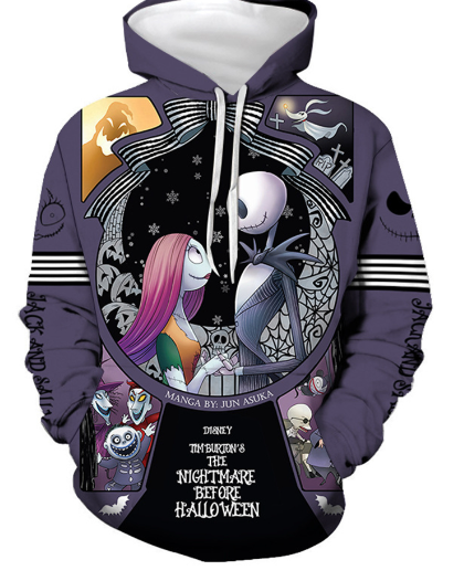 Women's Casual Skull Hoodie for Halloween | Streetwear