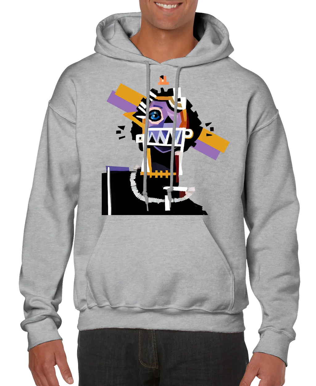 Neocubism Artwork Men’s Hoodie | Streetwear