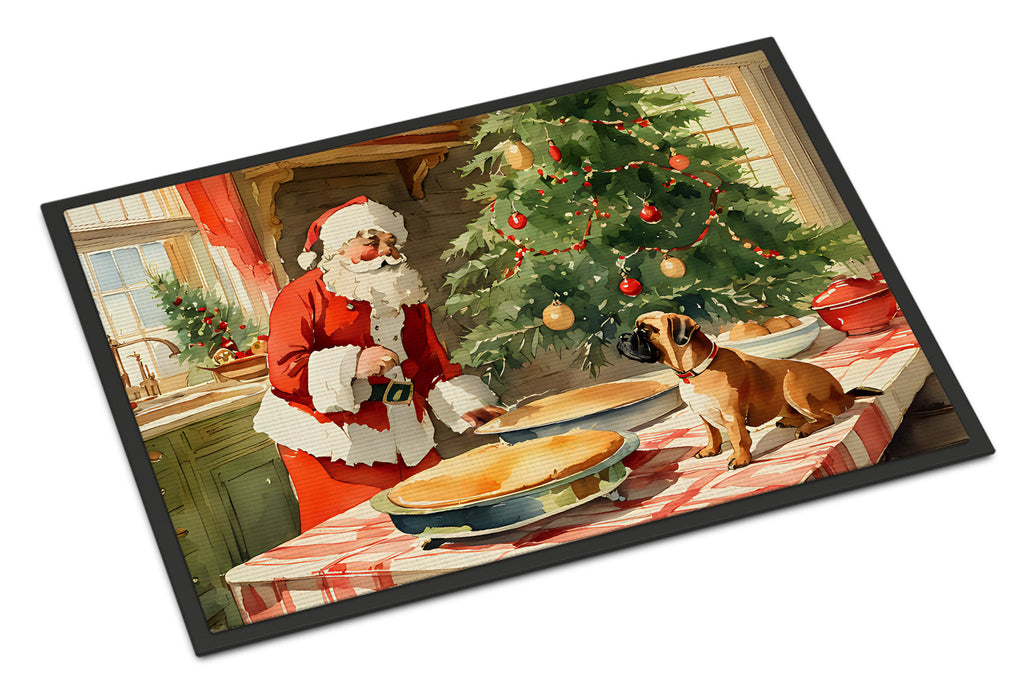 Bullmastiff Christmas Cookies Doormat