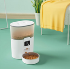 Automatic Pet Feeder 3L Programmable Timed Food Dispenser with Stainless Steel Bowl LCD Timer for Cats and Dogs App Control