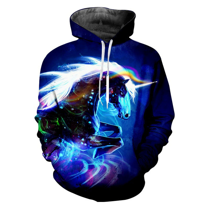3D Printed Long-Sleeved Sports Sweatshirt | Streetwear