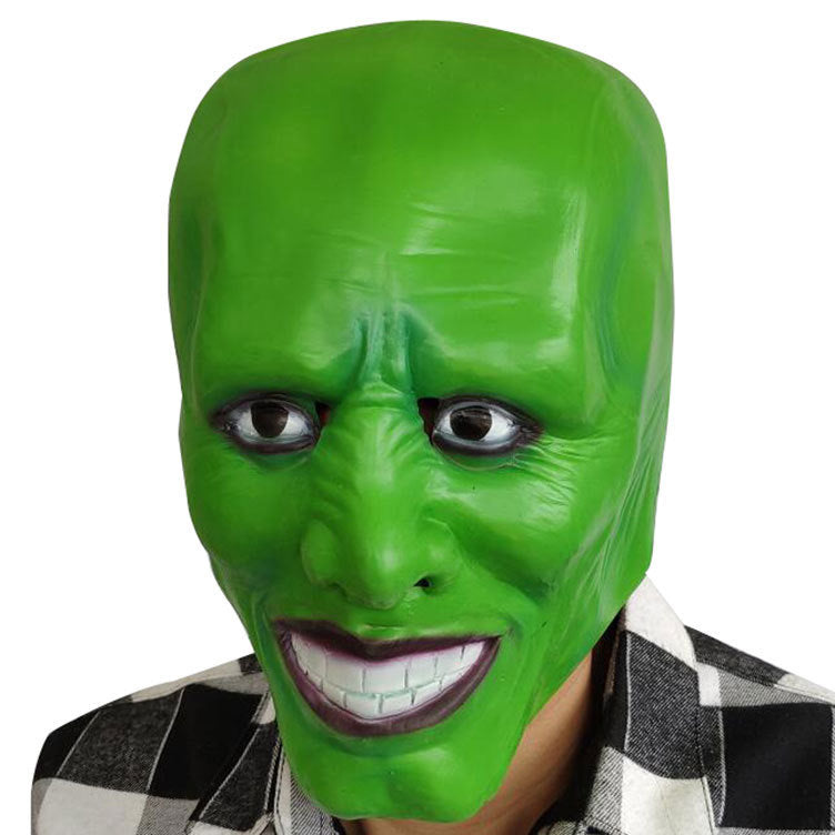 Grinch Mask Costume with Gloves for Halloween (One Set)