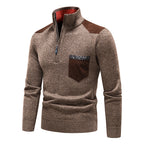 Thickened Plush Sweater Pullover with Zipper