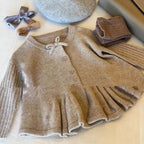 Cute Woolen Sweater - New Girl's Knitted Cardigan