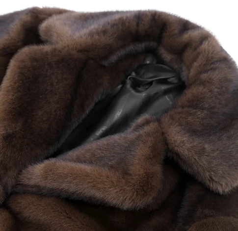Women's Winter Warm Long Imitation Mink Coat