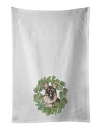 German Shepherd Christmas Wreath Kitchen Towel Set of 2