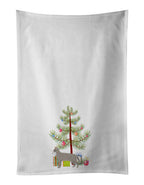 Safari Cat Christmas Kitchen Towel Set of 2