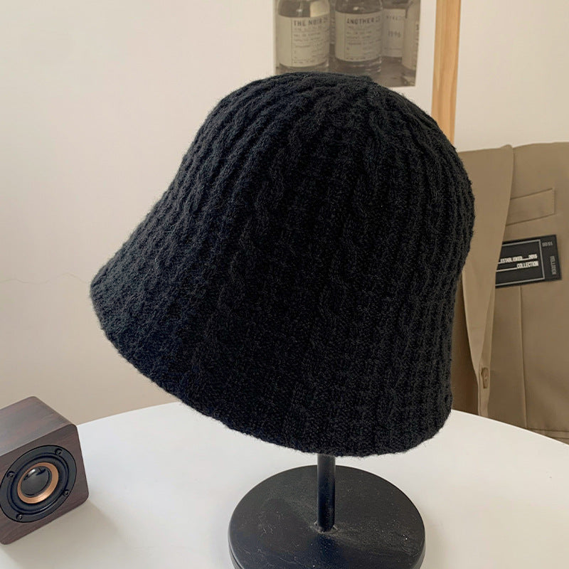 Women's Knitting Wool Fishing Hat for Fashion | Embroidered Cap