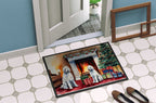 Komondor Cozy Christmas Doormat