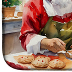 Cookies with Santa Claus Dish Drying Mat