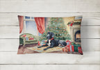 Great Dane Cozy Christmas Throw Pillow