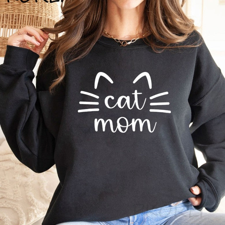 Cat Mom Sweatshirt | Streetwear