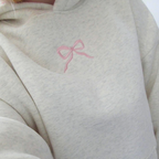 Viral Pink Bow Hoodie | Streetwear
